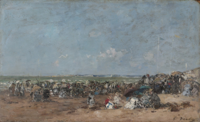 Eugene Boudin Beach Scene